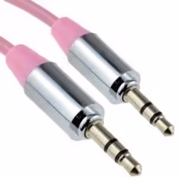 kenable 008046, 3,5mm, Mâle, 3,5mm, Mâle, 1 m, Rose