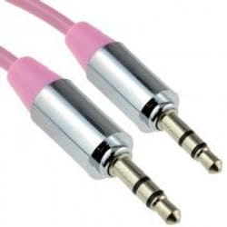 kenable 008046 câble audio 1 m 3,5mm Rose