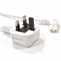 kenable 008095, 0,5 m, Prise d'alimentation type G, Coupleur C7, 240 V, 3 A