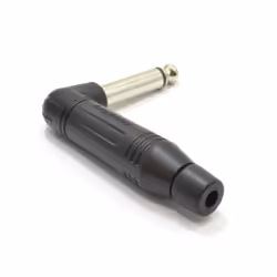 kenable 008630, 6.35mm, Noir, Mâle, Courbe, 10 A, 30 g
