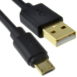 kenable 009027 câble USB 2 m USB 2.0 USB A Micro-USB B Noir