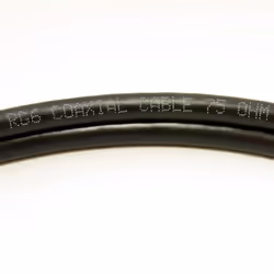 kenable 009122 câble coaxial RG-6/U 1 m 2x F Noir