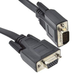 kenable 009214 câble VGA 1 m VGA (D-Sub) Noir