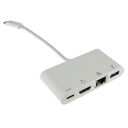 kenable 009706 station d'accueil USB 3.2 Gen 1 (3.1 Gen 1) Type-C Blanc