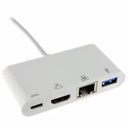 kenable 009706 station d'accueil USB 3.2 Gen 1 (3.1 Gen 1) Type-C Blanc - Vue supplémentaire 4
