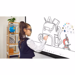 Optoma 3752RK Écran plat interactif 75" LED Wifi 400 cd/m² 4K Ultra HD Noir Écran tactile Intégré dans le processeur Android 11 - Vue supplémentaire 11