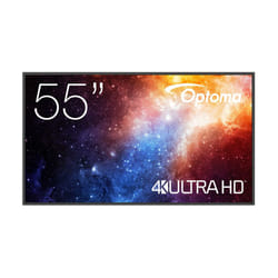Optoma N3551K Panneau plat de signalisation numérique 55" LED Wifi 450 cd/m² 4K Ultra HD Noir 24/7