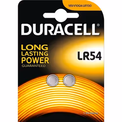 Duracell Lot de 2 piles alcaline LR54