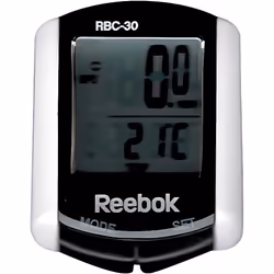 Compteur de vélo sans fil - Reebok - Affichage analogique 8 fonctions