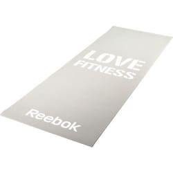 Tapis de fitness - Reebok - Love - Gris/Blanc - 4 mm - Antidérapant