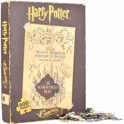 Puzzle Harry Potter Carte du Maraudeur 500 pièces - Ping - Fantastique - Mixte - Marron