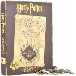 Puzzle Harry Potter Carte du Maraudeur 500 pièces - Ping - Fantastique - Mixte - Marron