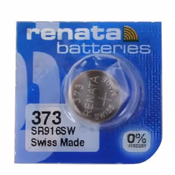 Renata 373 SR916SW Lot de 10 piles bouton pour montre 155 V