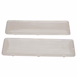 Lot de 2 cache lumière d'origine pour hotte BOSCH, SIEMENS, NEFF, GAGGENAU, VIVA 00264984, 00272497 Appareils compatibles : [ ...