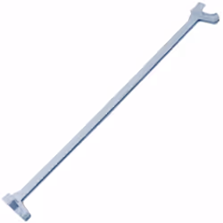 Profilé arrière pour Clayette, étagère verre de réfrigérateur INDESIT, ARISTON HOTPOINT Dimensions: 476X55 mm C00281600 Appar ...