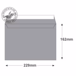 Blake Creative Shine 45312 enveloppe C5 (162 x 229 mm) Argent