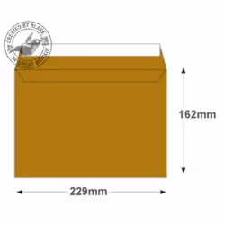 Blake Creative Shine 45313 enveloppe C5 (162 x 229 mm) Or