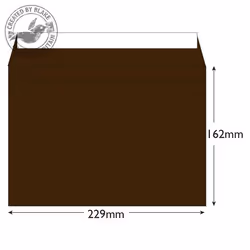 Blake Creative Colour 45326 enveloppe C5 (162 x 229 mm) Chocolat