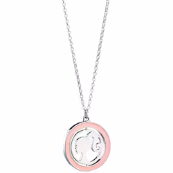 Collier - Barbie - Silhouette tournante - Taille unique - Zinc - Rose