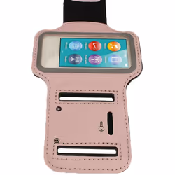 iGadgitz A2044 Housse pour lecteurs MP3/MP4 Boîte à brassard Rose Néoprène