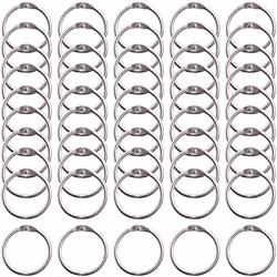 Anneaux de Reliure - IGADGITZ - U7167 - Métalliques - Argent - 50pcs