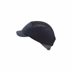 Réglage de l’ajustement par crémaillère pour un confort optimisé.Casquette bleu marine en polyester avec revêtement DuPont Te ...