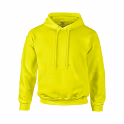 Sweatshirt à capuche Gildan pour homme (Vert sécurité)
