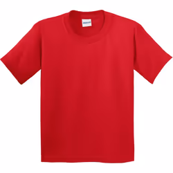 Gildan - T-Shirt doux - Enfant (Rouge)