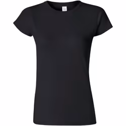 Gildan - T-shirt à manches courtes - Femmes (Noir)