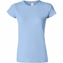 Gildan - T-shirt à manches courtes - Femmes (Bleu clair)