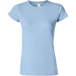 Gildan - T-shirt à manches courtes - Femmes (Bleu clair)