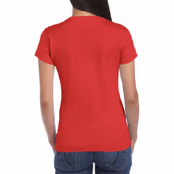 Gildan - T-shirt à manches courtes - Femmes (Rouge)