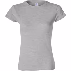 Gildan - T-shirt à manches courtes - Femmes (Gris sport)