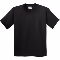 Gildan - T-Shirt en coton - Enfant (Noir)