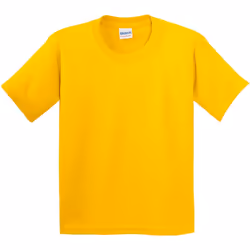 Gildan - T-Shirt en coton - Enfant (Jaune)