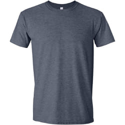Gildan - T-shirt manches courtes - Homme (Bleu marine chiné)