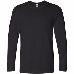 Gildan - T-shirt à manches longues - Hommes (Noir)
