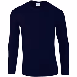 Gildan - T-shirt à manches longues - Hommes (Bleu marine)
