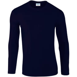 Gildan - T-shirt à manches longues - Hommes (Bleu marine)