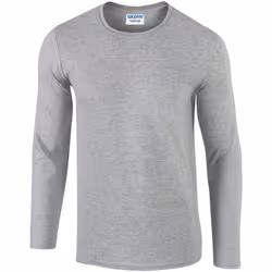 Gildan - T-shirt à manches longues - Hommes (Gris sport)