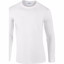 Gildan - T-shirt à manches longues - Hommes (Blanc)