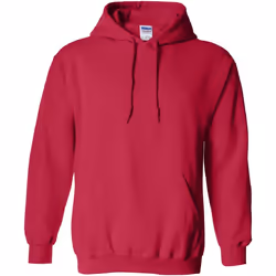 Gildan - Sweatshirt à capuche - Unisexe (Rouge cerise)
