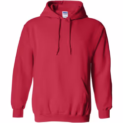 Gildan - Sweatshirt à capuche - Unisexe (Rouge cerise)