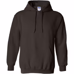 Gildan - Sweatshirt à capuche - Unisexe (Marron foncé)