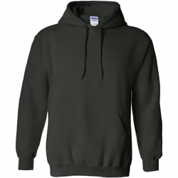 Gildan - Sweatshirt à capuche - Unisexe (Vert foncé)
