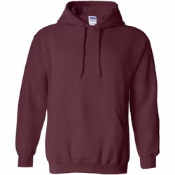 Gildan - Sweatshirt à capuche - Unisexe (Bordeaux foncé)