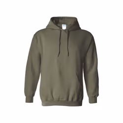 Gildan - Sweatshirt à capuche - Unisexe (Kaki foncé)