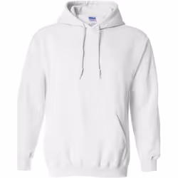 Gildan - Sweatshirt à capuche - Unisexe (Blanc)