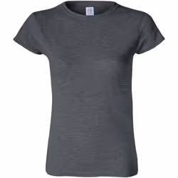 Gildan - T-shirt à manches courtes - Femmes (Gris foncé chiné)