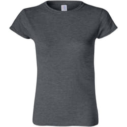 Gildan - T-shirt à manches courtes - Femmes (Gris foncé chiné)